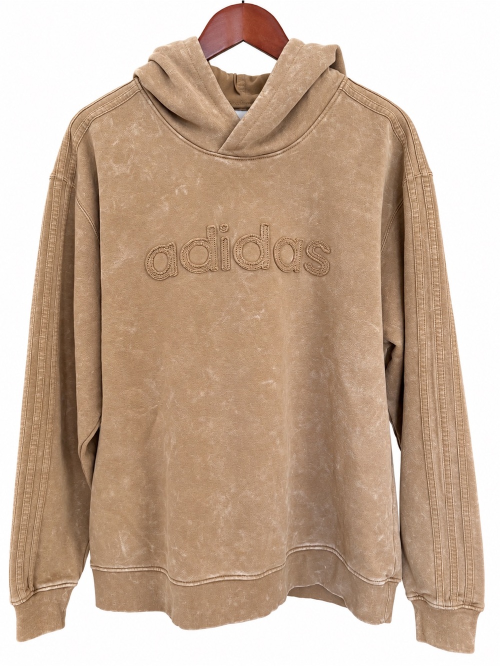 adidas Originals Washed Hoodie Cardboard Brown Men's L NWT JY2791